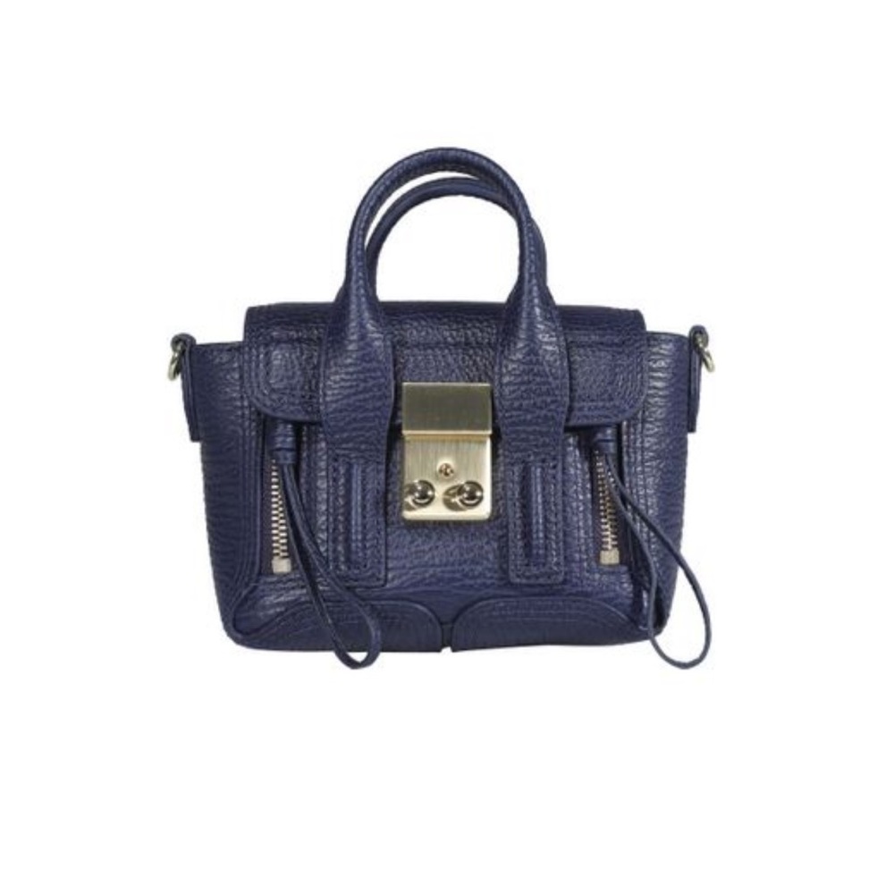 3.1 Phillip Lim Women's Blue Pashli Nano Satchel Bag